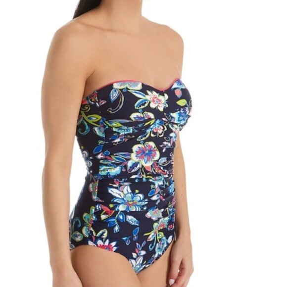 Nwot Anne Cole Bandeau swim suit 6 - Picture 1 of 16